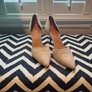 J.Crew Suede Nude Heel